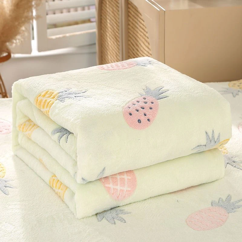 100 faoin gcéad poileistir Cniotáilte Coral Blanket Caith Babaí lomra