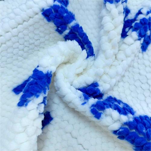 Fabraic Sherpa Jacquard 3D Le haghaidh Bratphortach