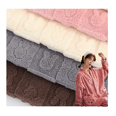 Fabraic lomra Jacquard Sherpa 3D