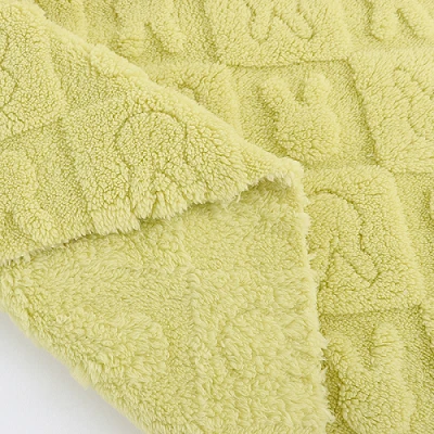 100%polyester Sherpa Fleece Fabric