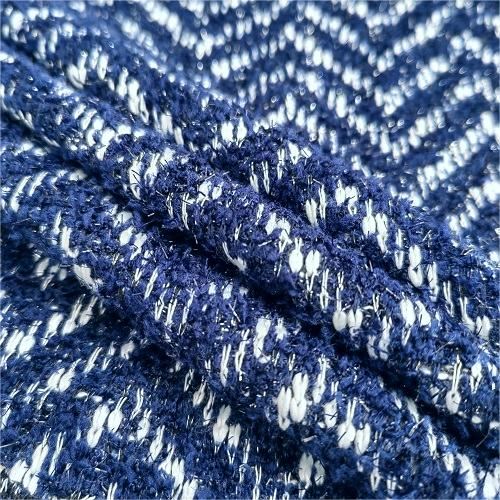 Fabraic Jacquard Cniotáilte an Chustaim