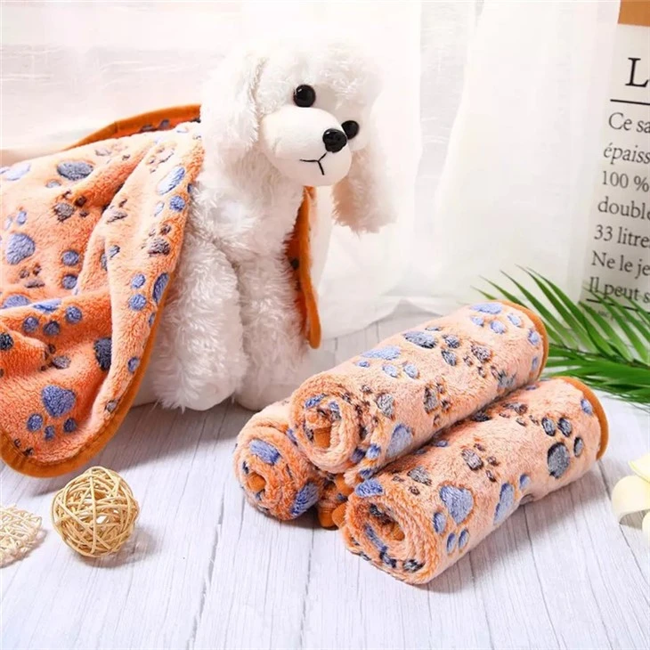 printed dog blanket