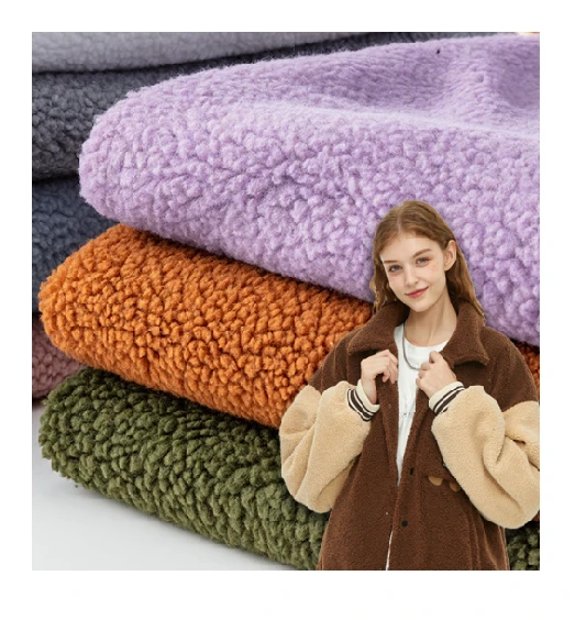 Fuzzy Breise Te Jacquard Sherpa Fabraic