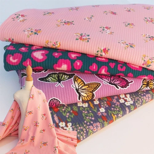 Fabraic Rib Priontáil Jacquard