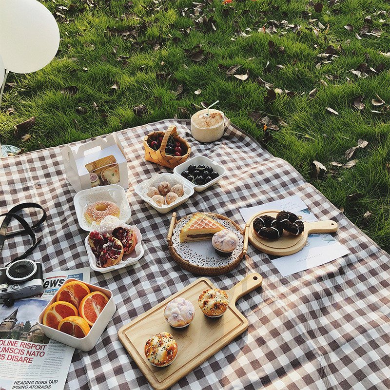 Blaincéad aicrileach 100% agus mata picnic