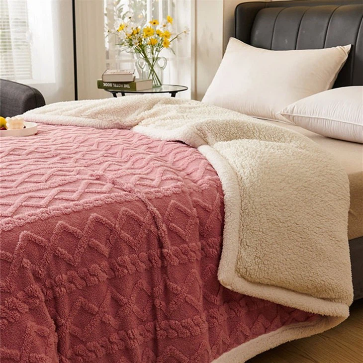 Printed Sherpa Blaneket made in China     