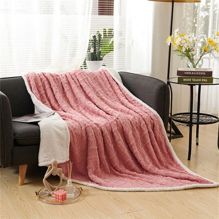 Printed Sherpa Blaneket in stock