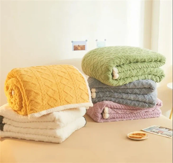 jacquard sherpa blanket