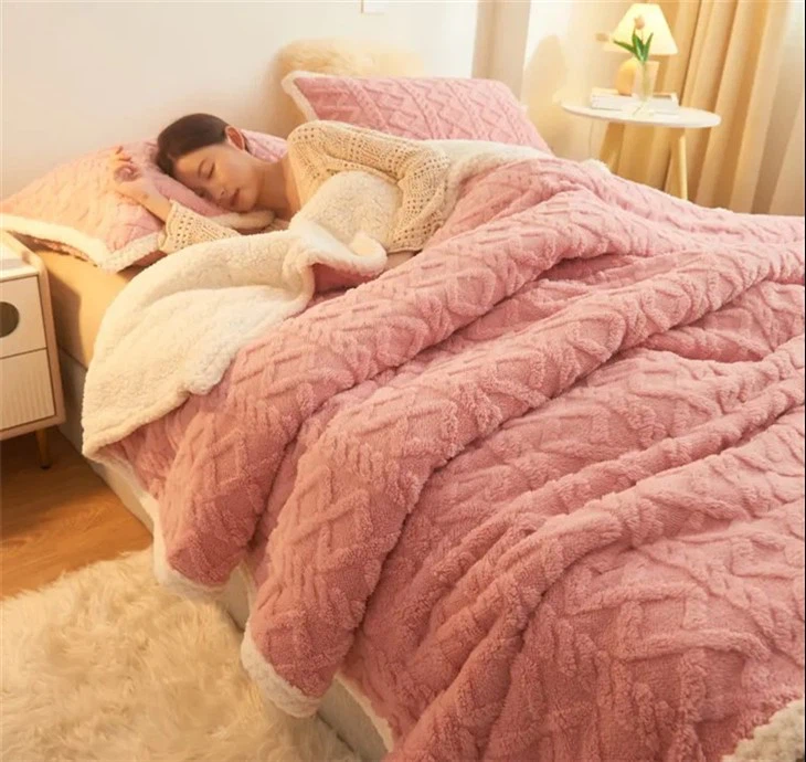 sherpa blanket print