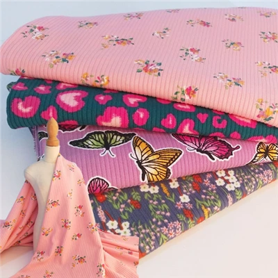 Fabraic Rib Priontáil Jacquard