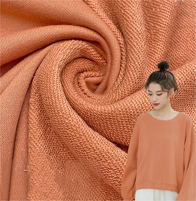 Fabraic hoodie cniotáilte poileistir