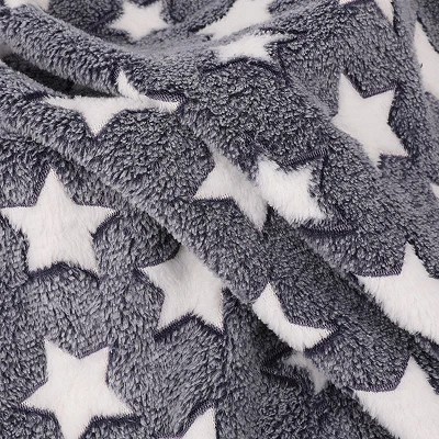 Star Print Flannel Fabric