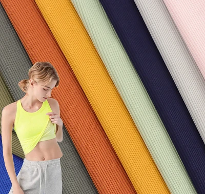 Strench Knit Rib Fabraic