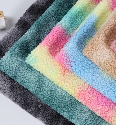 Tie Dye Sherpa Fleece Fabric
