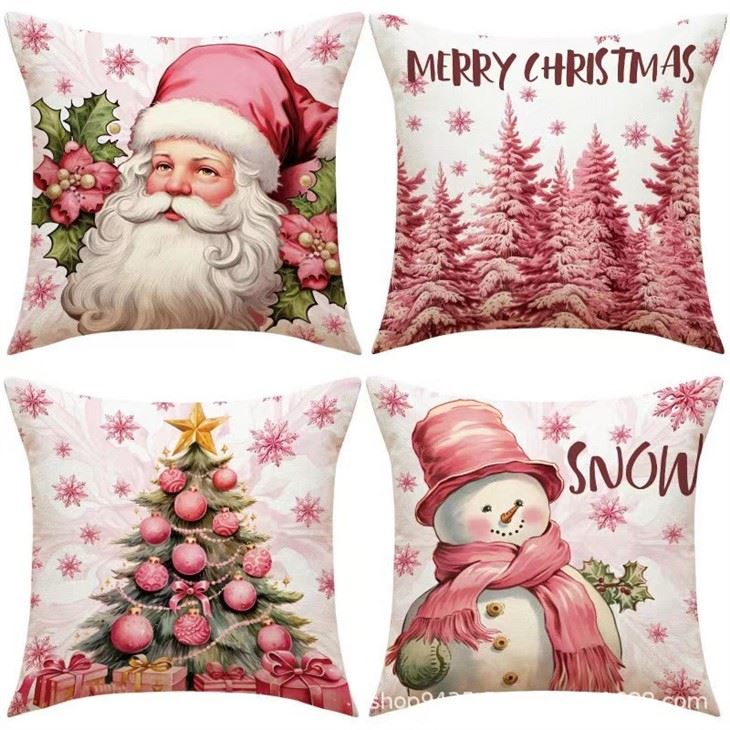 Clúdach Pillow Veilbhit Nollag Bróidnéireacht