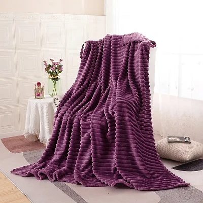 Jacquard Coral Blanket